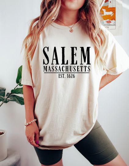 Discover Salem Massuchessets Shirts,  Halloween Shirts, Local Witches Shirt, Fall Apparel, Fall Shirts Women, Halloween Matching Shirt
