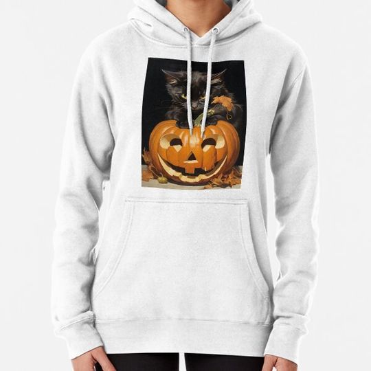 Discover Halloween Cat Design 6 Hoodies