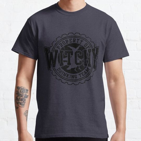 Discover Property Of Witchy Drinking Team Halloween T-shirts