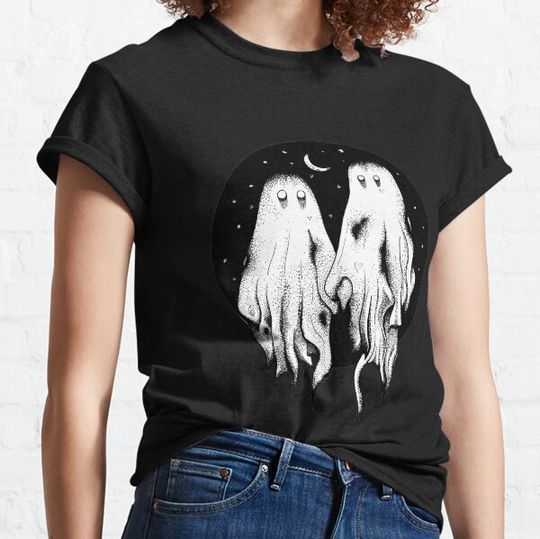 Discover Ghost Couple Halloween Design T-shirts
