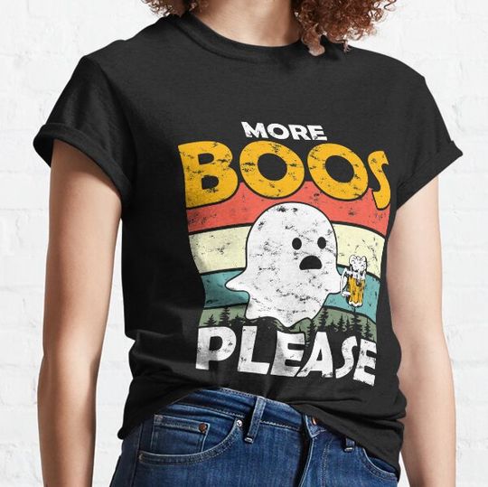 Discover More Boos Please - Ghost Beer Drinking T-shirts