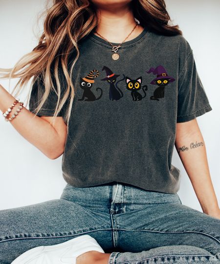 Discover Halloween Cat Lover Shirt - Spooky Season Apparel