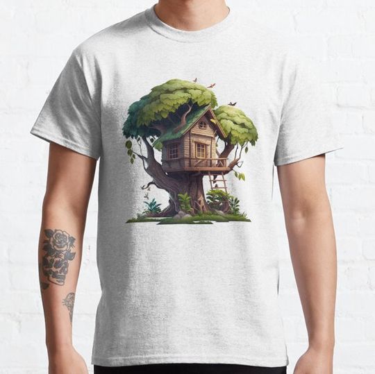Discover Treehouses are awesome T-shirts