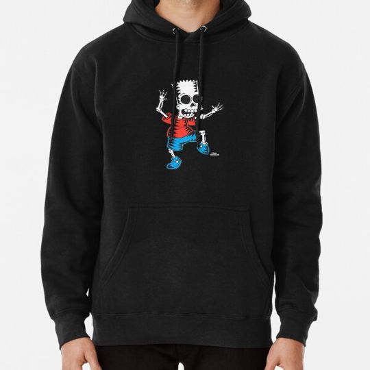 Discover The Simpsonzz Bartzz Skeleton Treehouse of Horror Hoodies