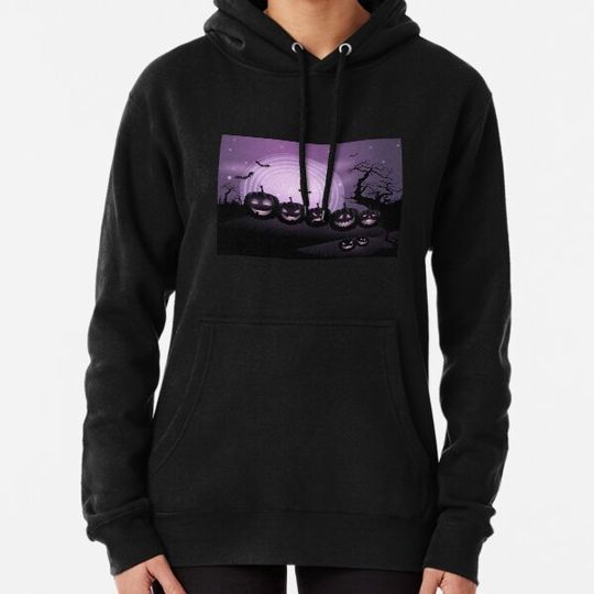 Discover Halloween Pumpkins set with various expressions Hoodies