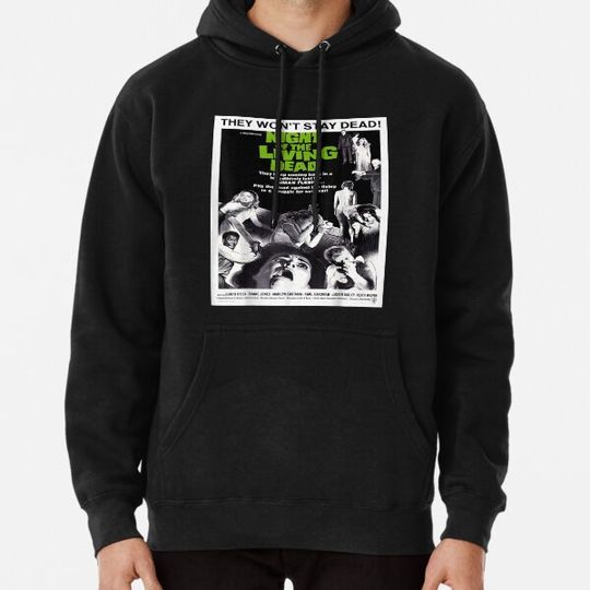 Discover Night of Living Dead - Vintage Zombie Movie T Hoodies