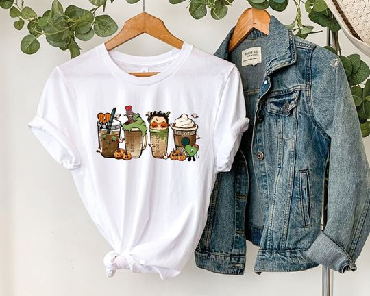 Discover Pumpkin Spice Latte Fall Halloween Shirt