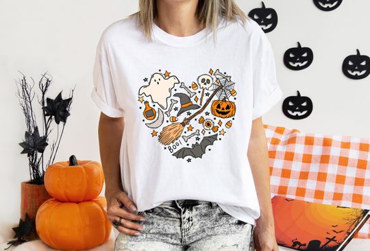 Discover Halloween Heart Shirt
