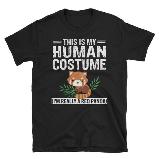 Discover Cute Red Panda T-Shirt for Halloween