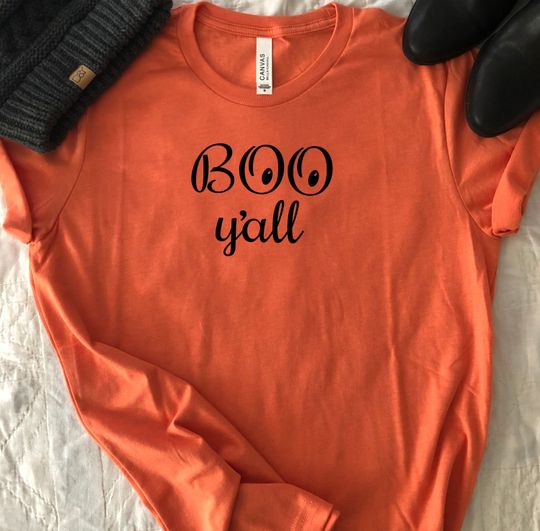Discover Boo Y'all Thanksgiving T-Shirt - Soft Fall Graphic Tee