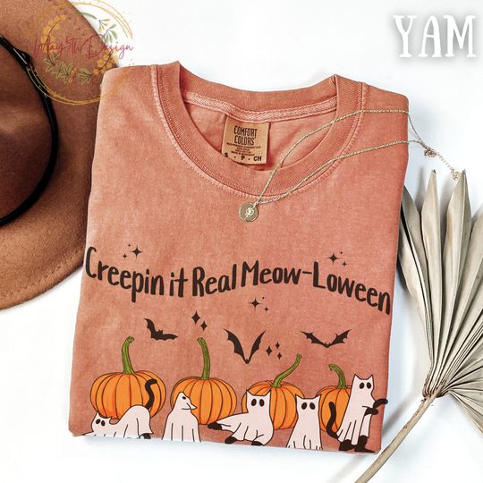 Discover Ghost Cat T-Shirt for Cat Lovers