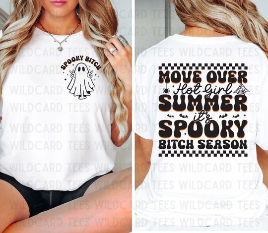 Discover Move Over Hot Girl Summer Spooky T-Shirt