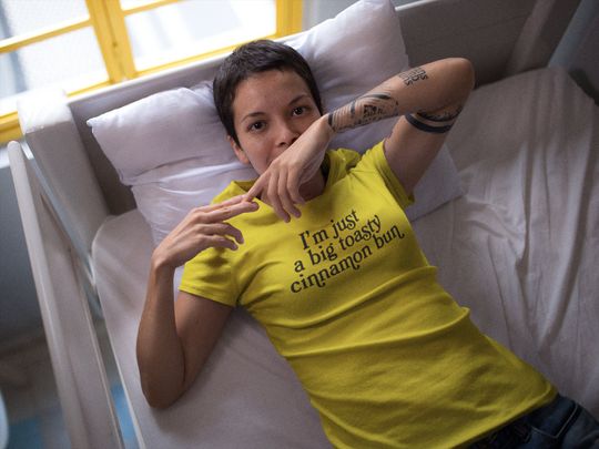 Discover I'm Just a Big Toasty Cinnamon Bun Simpsons Inspired Unisex Shirt | Quote Shirt, Cartoon, Comedy, 90s TV, Gen X Millennial