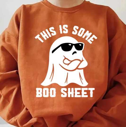 Discover Funny Shirt - This Is Some Boo Sheet, Boo Sheet T-Shirt, Funny Halloween Ghost Shirt, Spooky Season Tee, Kids Shirt, Ghost Shirt