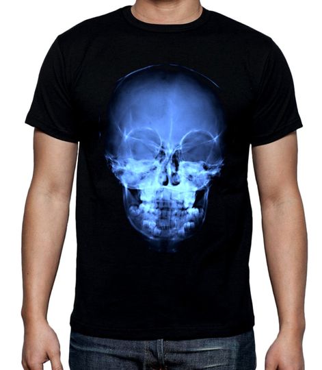 Discover X-Ray Skull Halloween Men's T-Shirt
