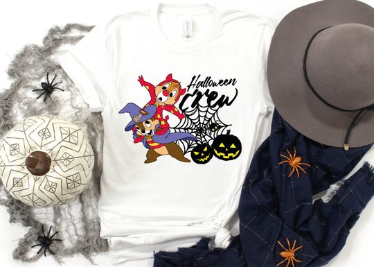 Discover Halloween Crew Cute Pumpkin Theme Shirt