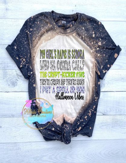 Discover Bleached Tee-Halloween Songs