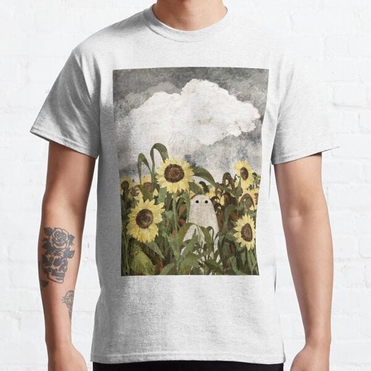 Discover There's A Ghost in the Sunflower Field Again... T-shirts