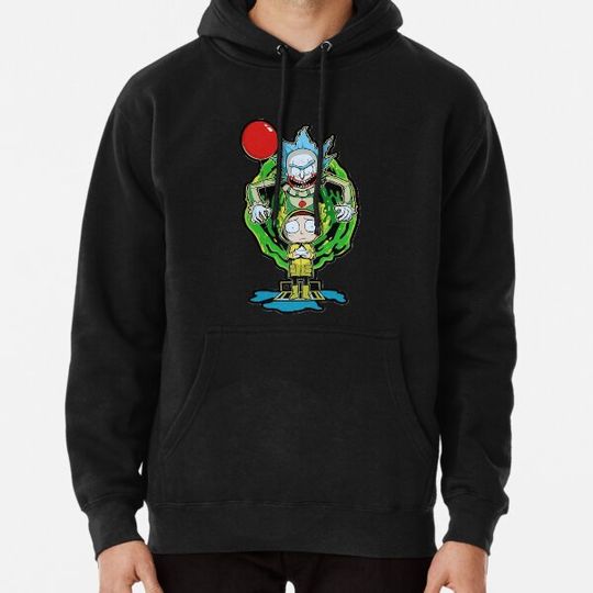 Discover rick become creepy clown Classic Hoodies