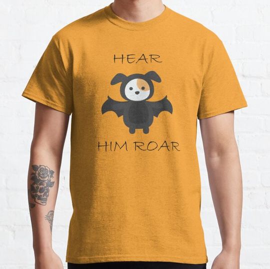 Discover funny quotes halloween horror ,Hear him Roar ,Halloween black T-shirts