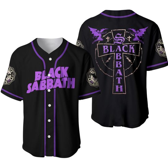Discover Black Sabbath Baseball Jersey Shirt