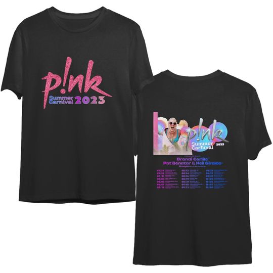Discover P!nk Pink Singer Summer Carnival 2023 Tour T-Shirt