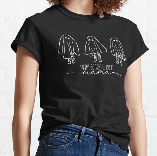 Discover Ghost Mama Halloween Mom Costume T-Shirt