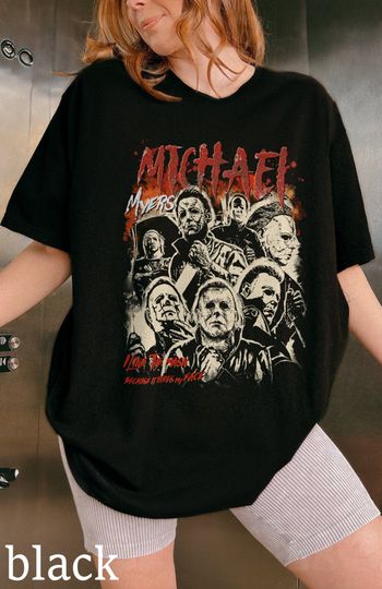 Discover Vintage Michael Myers Horror Movie Shirt