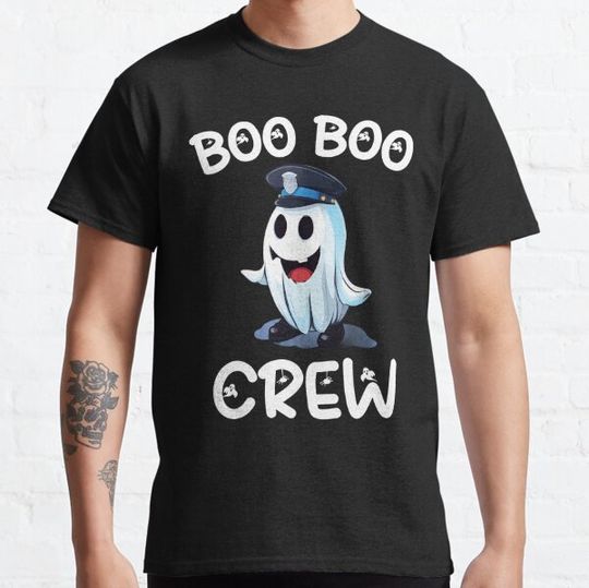 Discover Boo Boo Crew Policeman Halloween Funny Cute T-shirts