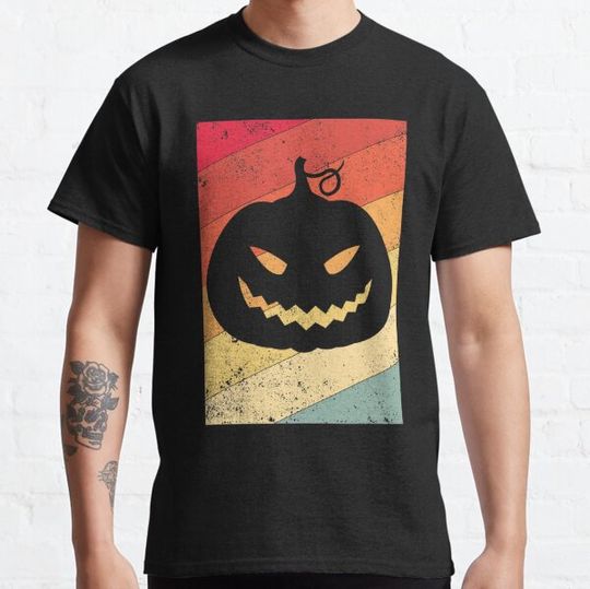 Discover Vintage Halloween pumpkin T-shirts