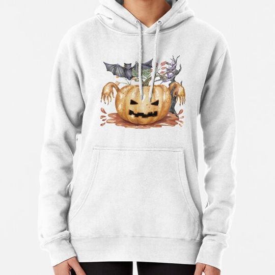 Discover Vintage Pumpkin Scene Halloween Classic T-Shirt Hoodies