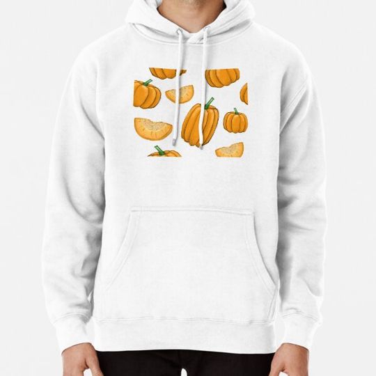 Discover Halloween vintage pumpkin pattern Hoodies