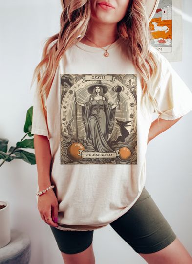 Discover Tarot Card Witchy Halloween Shirt