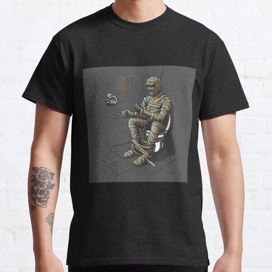 Discover Funny Mummy On The Toilet T-shirts