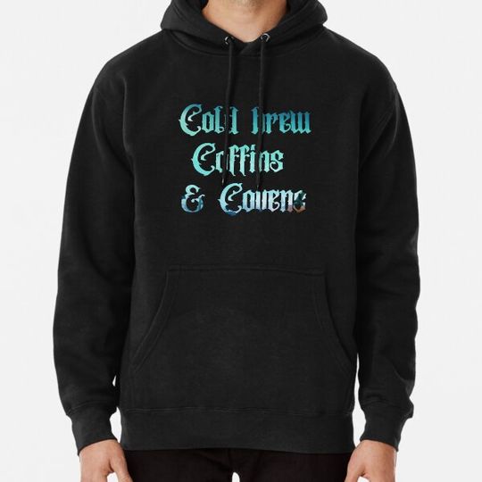 Discover Cold Brew Coffins & Covens Halloween Hoodie