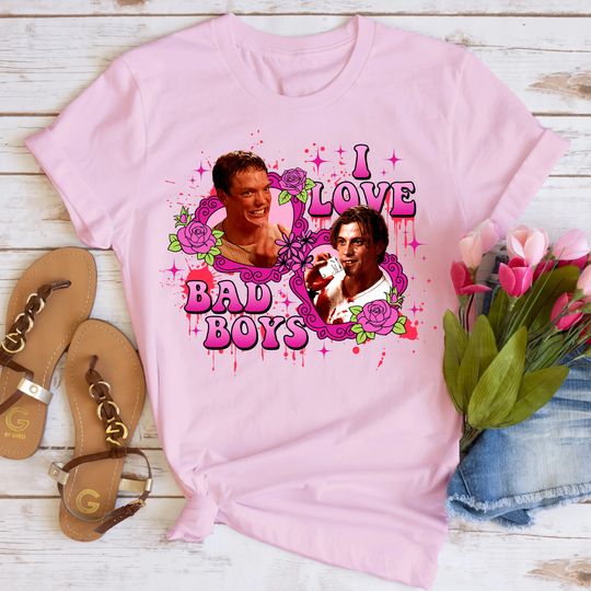 Discover I Love Bad Boys Shirt, What's Your Favorite Scary Movie Halloween Shirt, Screaming Boy Horror Series Killer Tee, Halloween Boyfriend Shirt