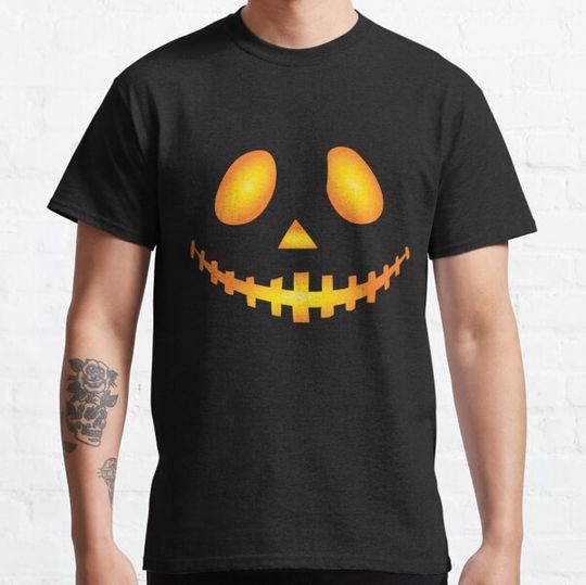 Discover Pumpkin Jack O Lantern Halloween Spooky Season Fall T-shirts
