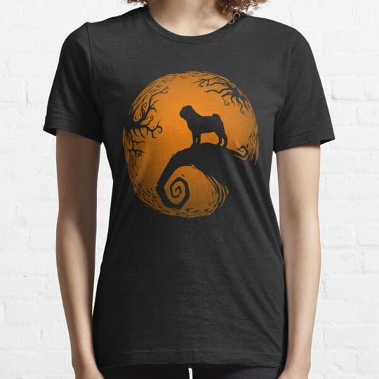 Discover Spooky Halloween Pug T-shirts