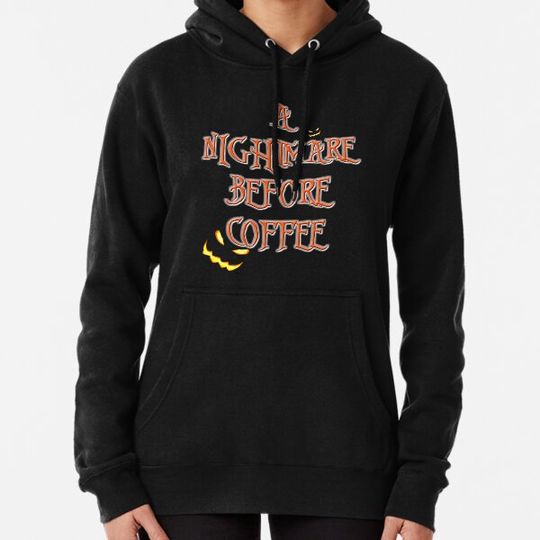 Discover NIGHTMARE BEFORE CHRISTMAS FONT Coffee Hoodies