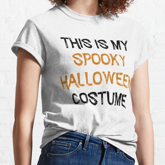 Discover This is my Spooky Halloween Costume T-shirts