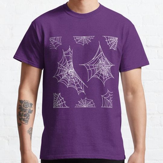 Discover White Spider Webs T-shirts