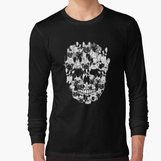 Discover Halloween Costume Skull French Bulldog Lover Gift T-shirts