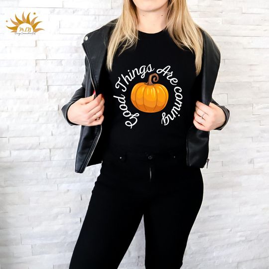 Discover Fall T-Shirt, Halloween Shirt, Cotton, Pumpkin Design, Thanksgiving Style,