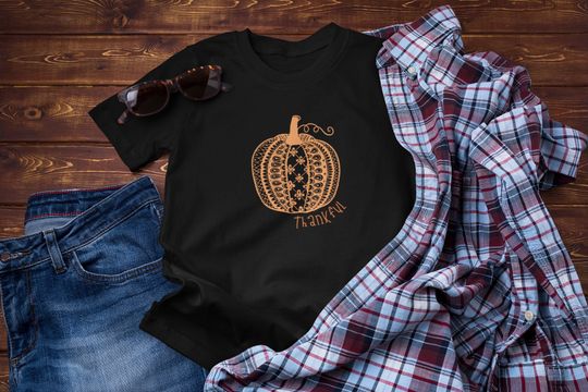 Discover Thankful Pumpkin Fall Shirt