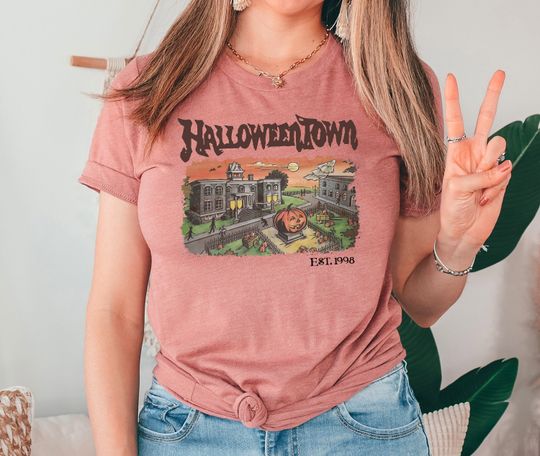 Discover Halloween Town Themed T-Shirt