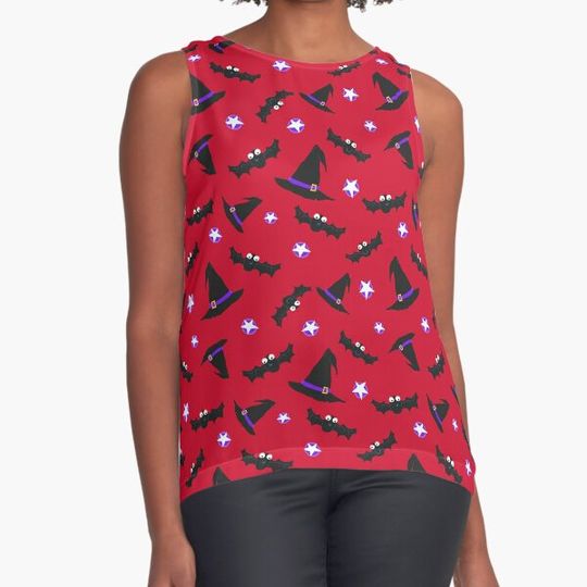 Discover Halloween Witches Hats and Bats T-shirts