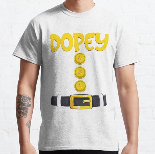 Discover Dopey Halloween Dwarf Costume Color Matching Dopey T-shirts