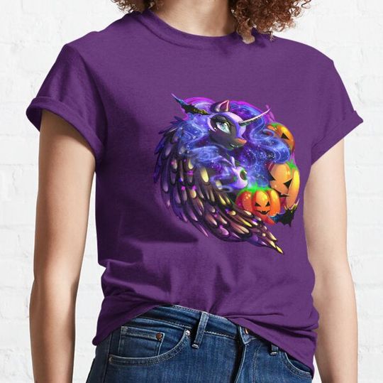Discover Unicorn And Halloween Pumpkin T-shirts