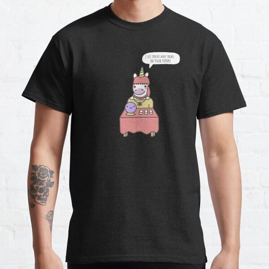 Discover Halloween Unicorn Fortuneteller T-shirts