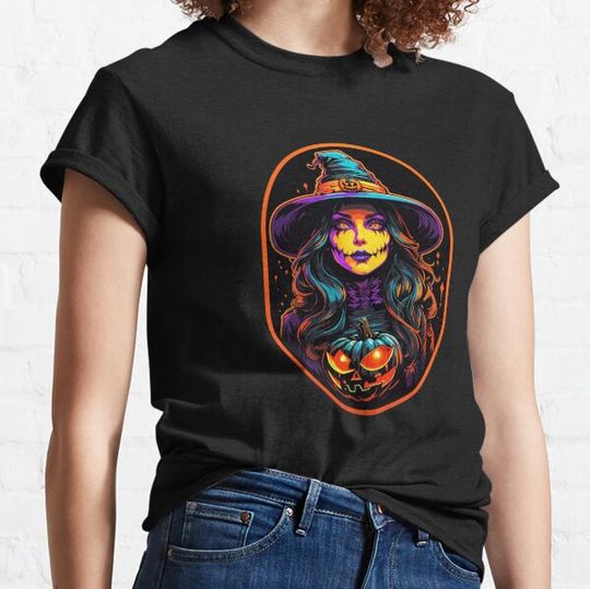 Discover Halloween Attractive Succubus Witch T-shirts
